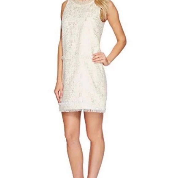 Rachael Zoe Embellished Metallic Mini Sz 6 - Picture 4 of 12